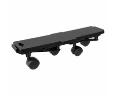Transportavimo platformos su 4 ratukais, 4vnt., juodos, PP