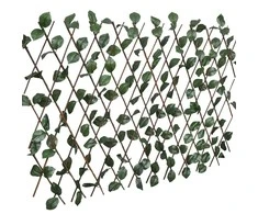 Treliažai-tvoros, 5vnt., 180x60cm, gluosnis, su lapais