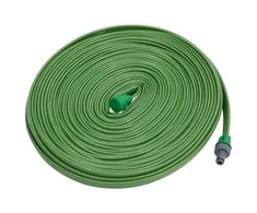 Trijų žarnelių purkštuvo žarna, žalios spalvos, 7,5m, PVC