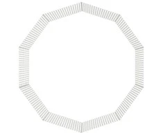 Aptvaras gyvūnams, 10 segmentų, 54x80cm, galvanizuota geležis