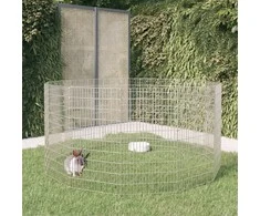Aptvaras gyvūnams, 12 segmentų, 54x100cm, galvanizuota geležis