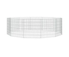 Aptvaras gyvūnams, 12 segmentų, 54x60cm, galvanizuota geležis