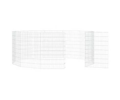 Aptvaras gyvūnams, 12 segmentų, 54x80cm, galvanizuota geležis