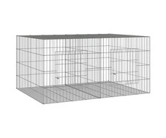 Triušių narvas, 2 segmentai, 110x79x54cm, galvanizuota geležis