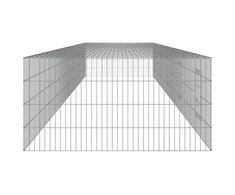 Triušių narvas, 5 segmentai, 541x109x54cm, galvanizuota geležis