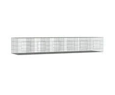 Triušių narvas, 6 segmentai, 327x79x54cm, galvanizuota geležis