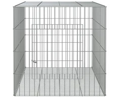 Triušių narvas, 78x54x54cm, galvanizuota geležis