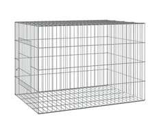 Triušių narvas, 78x54x54cm, galvanizuota geležis