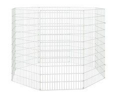 Aptvaras gyvūnams, 8 segmentai, 54x100cm, galvanizuota geležis