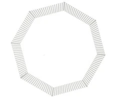 Aptvaras gyvūnams, 8 segmentai, 54x80cm, galvanizuota geležis