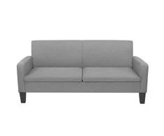 Trivietė sofa, 180x65x76, šviesiai pilka
