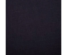 Trivietė sofa, juoda, audinys
