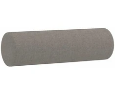 Trivietė sofa su pagalvėlėmis, taupe spalvos, 180cm, audinys