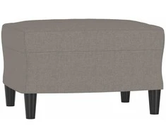 Trivietė sofa su pakoja, taupe spalvos, 180cm, audinys