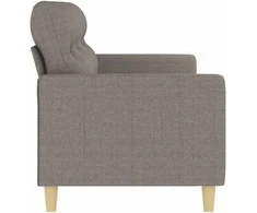 Trivietė sofa, taupe spalvos, 180cm, audinys