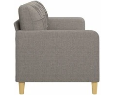 Trivietė sofa, taupe spalvos, 180cm, audinys
