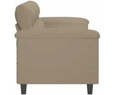 Trivietė sofa, taupe spalvos, 180cm, mikropluošto audinys