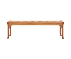 Trivietis sodo suoliukas, 150cm, eukalipto medienos masyvas