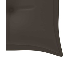 Trivietis sodo suoliukas su pagalvėle, 150cm, eukalipto masyvas