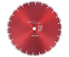 Turbo deimantinis pjovimo diskas, plienas, 350mm