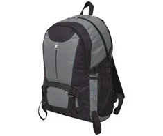 Turistinė kuprinė, 40 l, juoda ir pilka