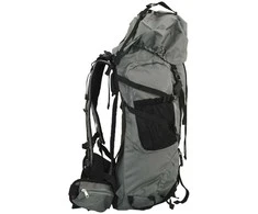 Turistinė kuprinė, pilka, 100L, oksfordo audinys