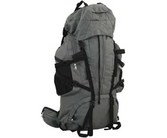 Turistinė kuprinė, pilka, 60L, oksfordo audinys