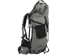 Turistinė kuprinė, pilka, 80L, oksfordo audinys