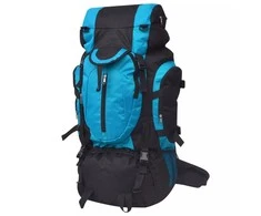 Turistinė kuprinė, XXL, 75 l, juoda/mėlyna