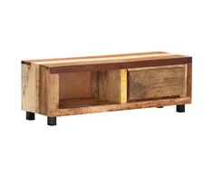 TV staliukas TV spintelė, 100x30x33cm, perdirbtos medienos masyvas