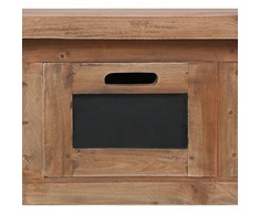 TV staliukas TV spintelė su 3 stalčiais, 120x30x40cm, raudonmedžio masyvas