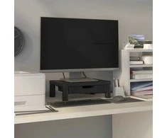 TV staliukas Monitoriaus stovas, juodos spalvos, 43x30,5x13cm