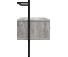 TV staliukas Sieninė televizoriaus spintelė, pilka, 100,5x30x51cm, mediena