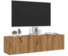 TV staliukas Sieninė TV spintelė, artisano, 120x30x30cm, apdirbta mediena