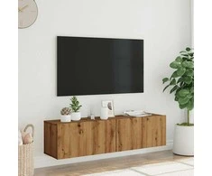 TV staliukas Sieninė TV spintelė, artisano, 120x30x30cm, apdirbta mediena