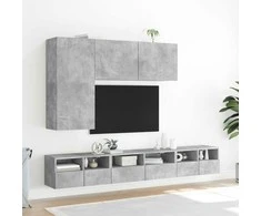 TV staliukas Sieninė TV spintelė, betono pilka, 60x30x30cm, apdirbta mediena