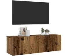 TV staliukas Sieninė TV spintelė, medienos, 100x30x30cm, apdirbta mediena