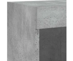 TV staliukas Sieninė TV spintelė su LED lemputėmis, betono, 100x30x40cm