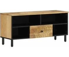 TV staliukas Televizoriaus spintelė, 100x33x46cm, mango medienos masyvas