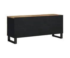 TV staliukas Televizoriaus spintelė, 105x33,5x46cm, mango/apdirbta mediena
