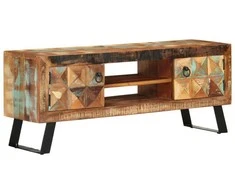 TV staliukas Televizoriaus spintelė, 112x30x45cm, perdirbta mediena