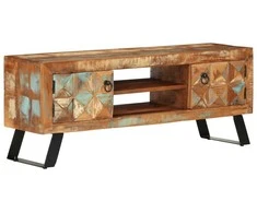TV staliukas Televizoriaus spintelė, 112x30x45cm, perdirbta mediena
