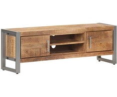 TV staliukas Televizoriaus spintelė, 120x30x40cm, neapdorota mango mediena