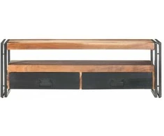 TV staliukas Televizoriaus spintelė, 120x30x40cm, medienos masyvas