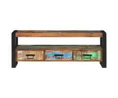 TV staliukas Televizoriaus spintelė, 120x30x45cm, perdirbta mediena