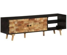 TV staliukas Televizoriaus spintelė, 140x30x45cm, mango/akacijos masyvas