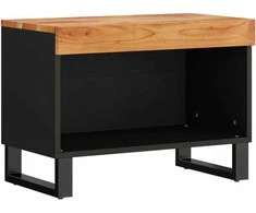 TV staliukas Televizoriaus spintelė, 60x33x43,5cm, akacijos medienos masyvas