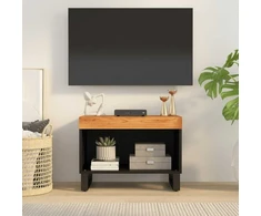 TV staliukas Televizoriaus spintelė, 60x33x43,5cm, akacijos medienos masyvas