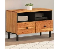 TV staliukas Televizoriaus spintelė, 70x33x46cm, akacijos medienos masyvas