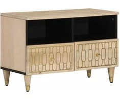 TV staliukas Televizoriaus spintelė, 70x33x46cm, mango medienos masyvas